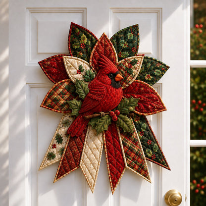 Holiday Celebration Festive Quilted Christmas Door Hanging DIY Sewing Kit