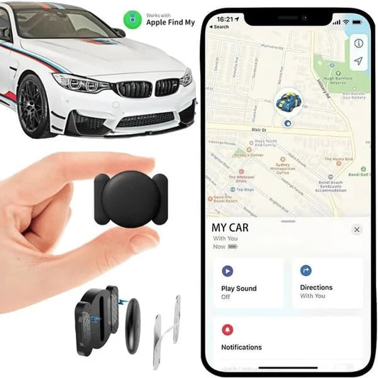 Smart GPS Tracker With Magnetic Case Real-Time Vehicle Tracking For iPhone & Android