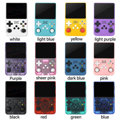 R36S Retro Handheld Game Console 3.5" IPS Screen, Linux System, 3000mAh Battery, Preloaded Games