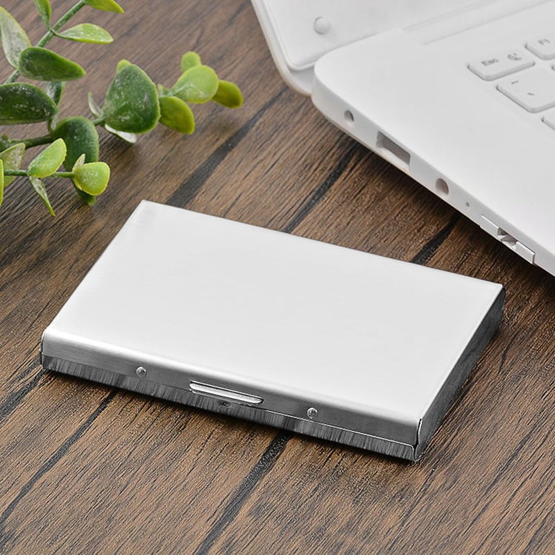 Stainless Steel RFID-Blocking Card Holder
