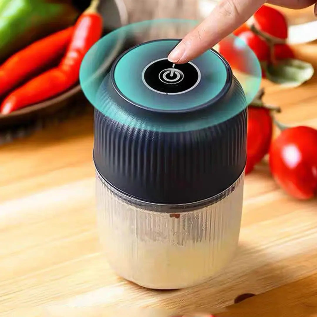 🔥 50K+ Sold | ✨ Mini Electric Food Chopper – One-Press Garlic & Veggie Prep！ 🍳🥕🧄