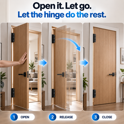 Soft-Close Self-Closing Door Hinge Smooth, Controlled & Quieter Closing