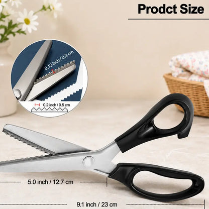 Stainless Steel Zig Zag Pinking Shears