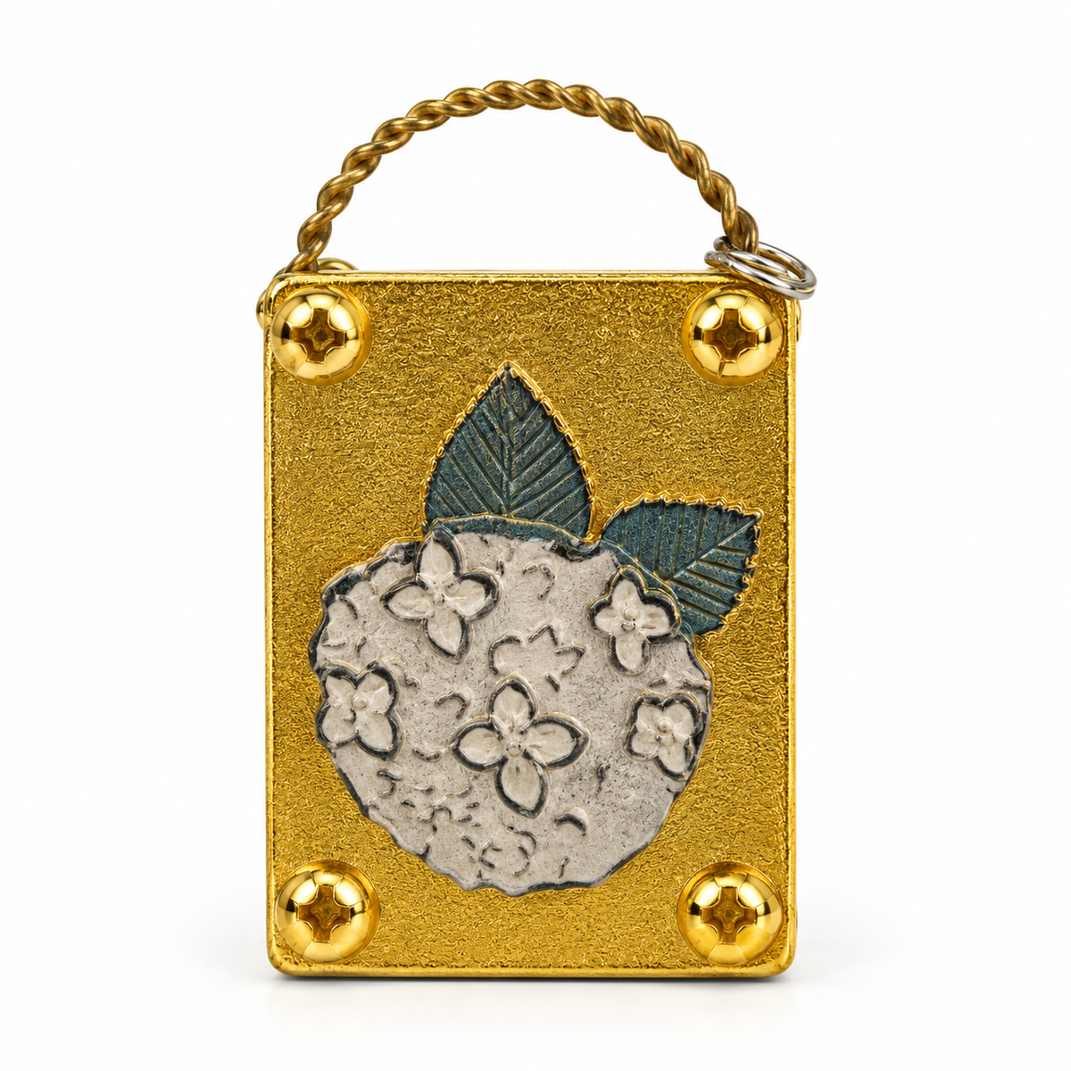 Mini Brass Flower Press Pocket-Sized Botanical Keepsakes