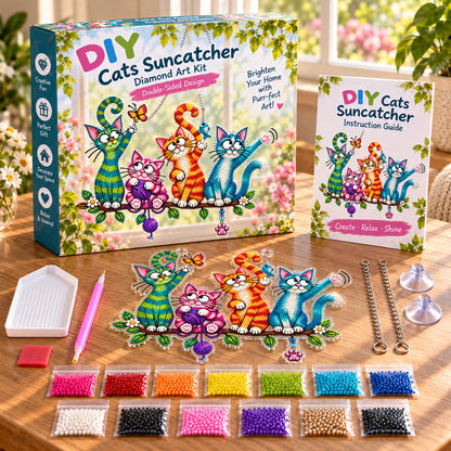 Sunny Birds Diamond Art Suncatcher DIY Kit