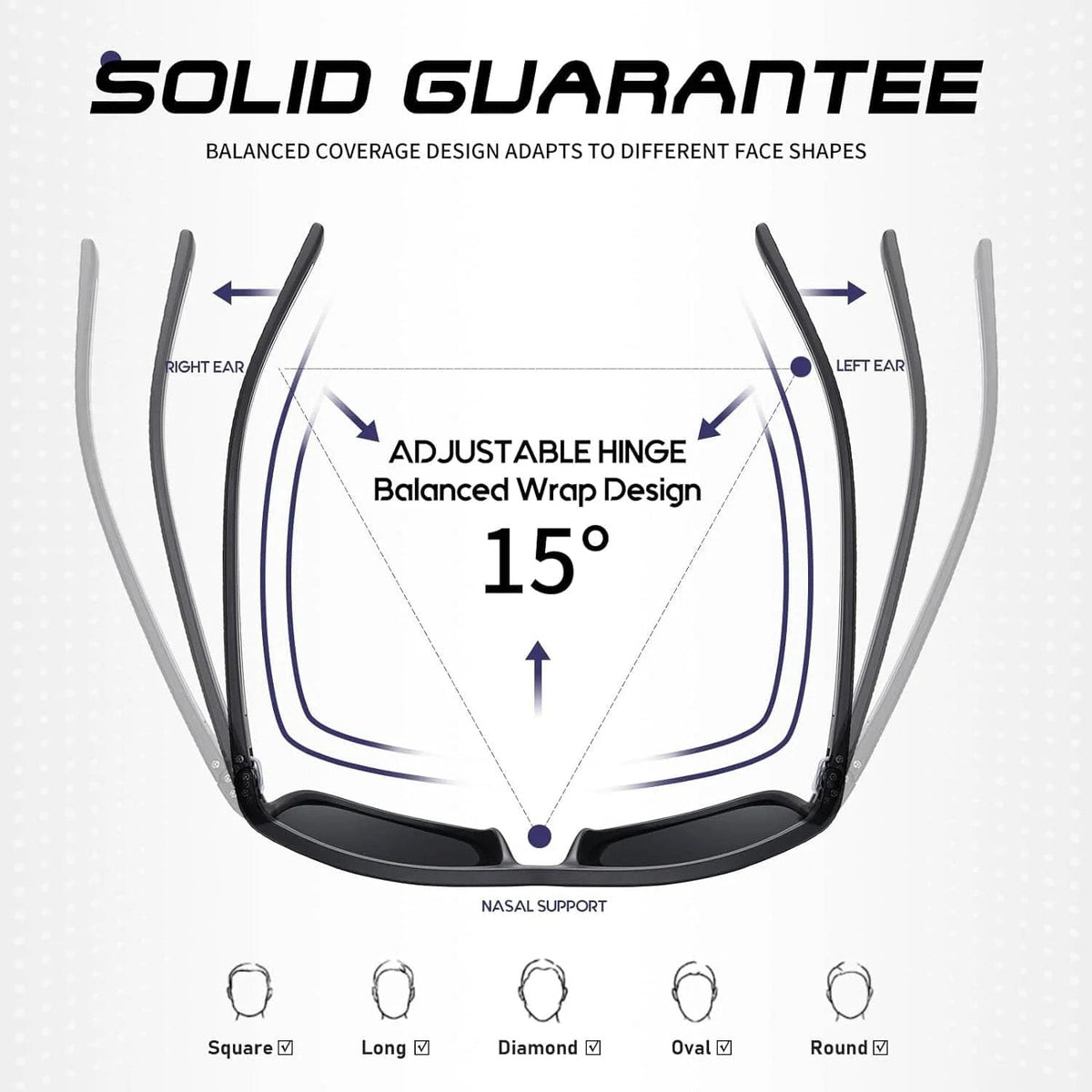 Factory direct Unisex Polarized Glasses