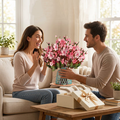 Forever-Blooming 3D Flower Pop-Up Card