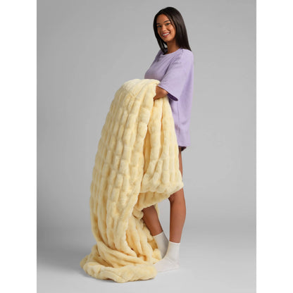 Oversized Plush Throw Blanket