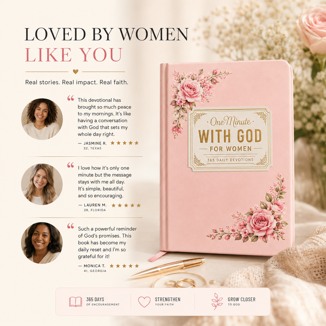 Women's Daily Devotional Book