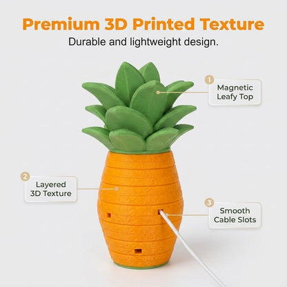 Pineapple Cable Organizer Stackable Cord Winder for Desk