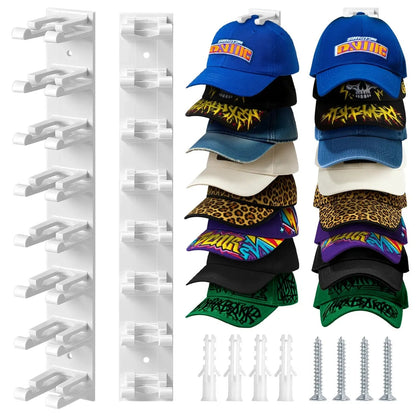 Wall-Mounted Hat Hook Set
