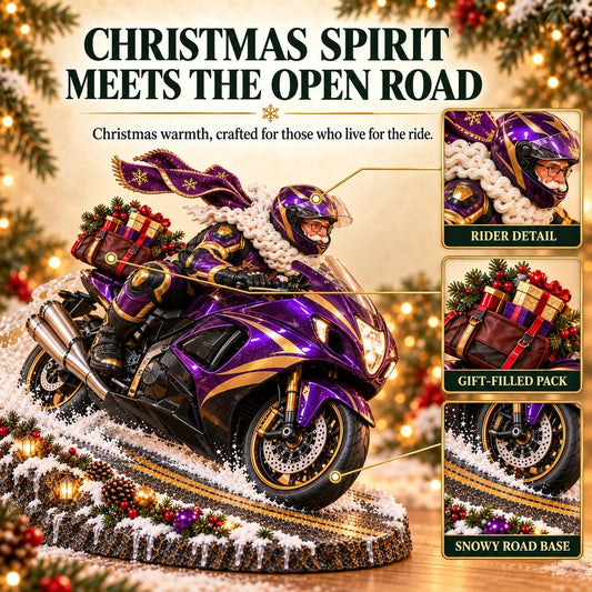 Santa s Ride Home Christmas Motorcycle Keepsake Collection