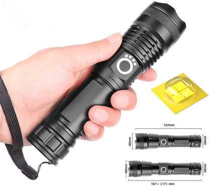 ✨Rechargeable LED Flashlight - High Lumen, Waterproof, Ultra Bright Flashlight for Emergencies