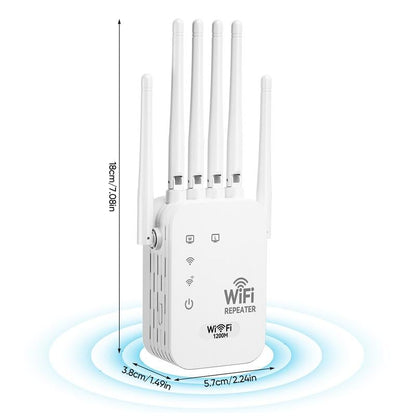 WiFi Extender 6-Antenna Strong Signal