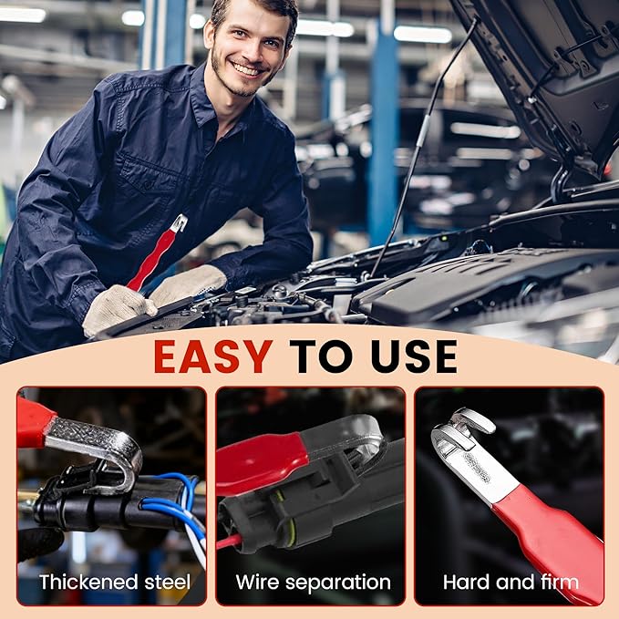 Automobile electrical terminal connector disconnector tool