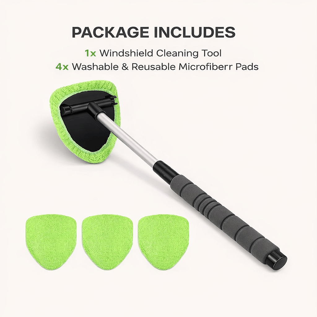 Windshield Cleaning Tool Interior Glass Cleaning Made Easy