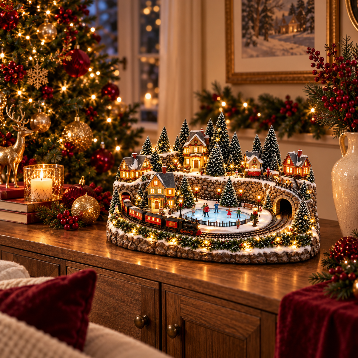 Lighted & Animated Christmas Village Collection- Same as the video