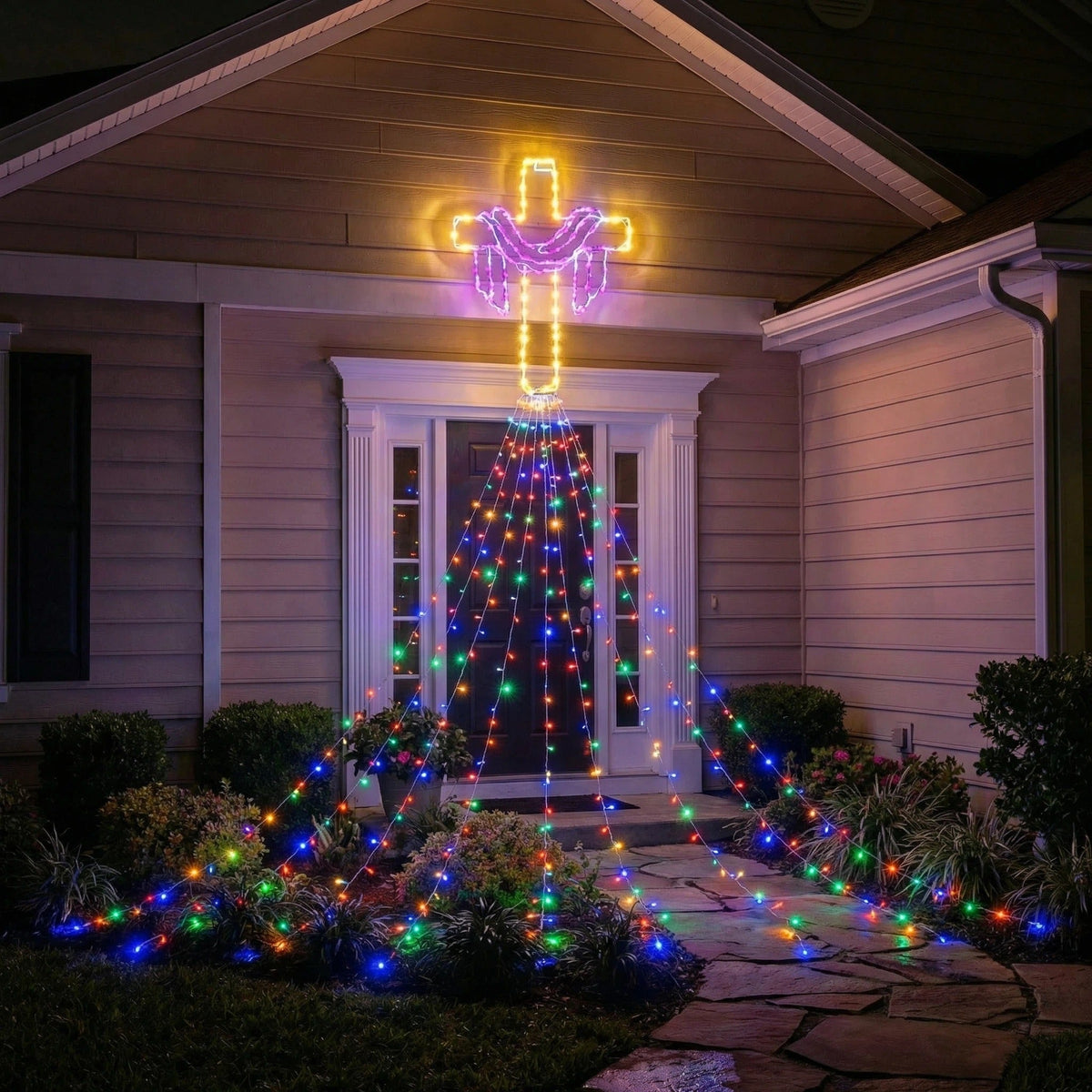 12 FT Easter Waterfall String Lights