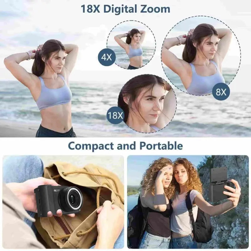 4K Digital Camera for Photography