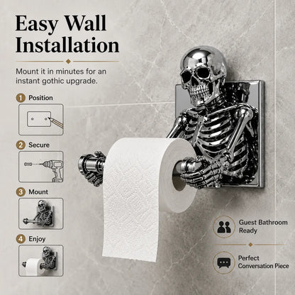 3D Skeleton Toilet Paper Holder