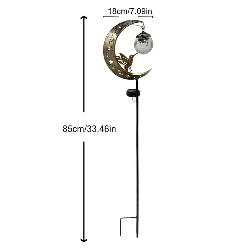 Hummingbird Moon Solar Light