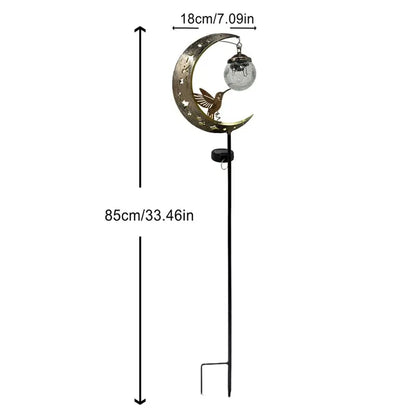 Hummingbird Moon Solar Light