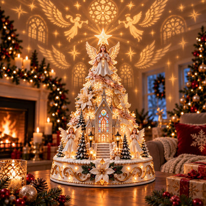 Christmas Village Projection Centerpiece 4 Themed Villages