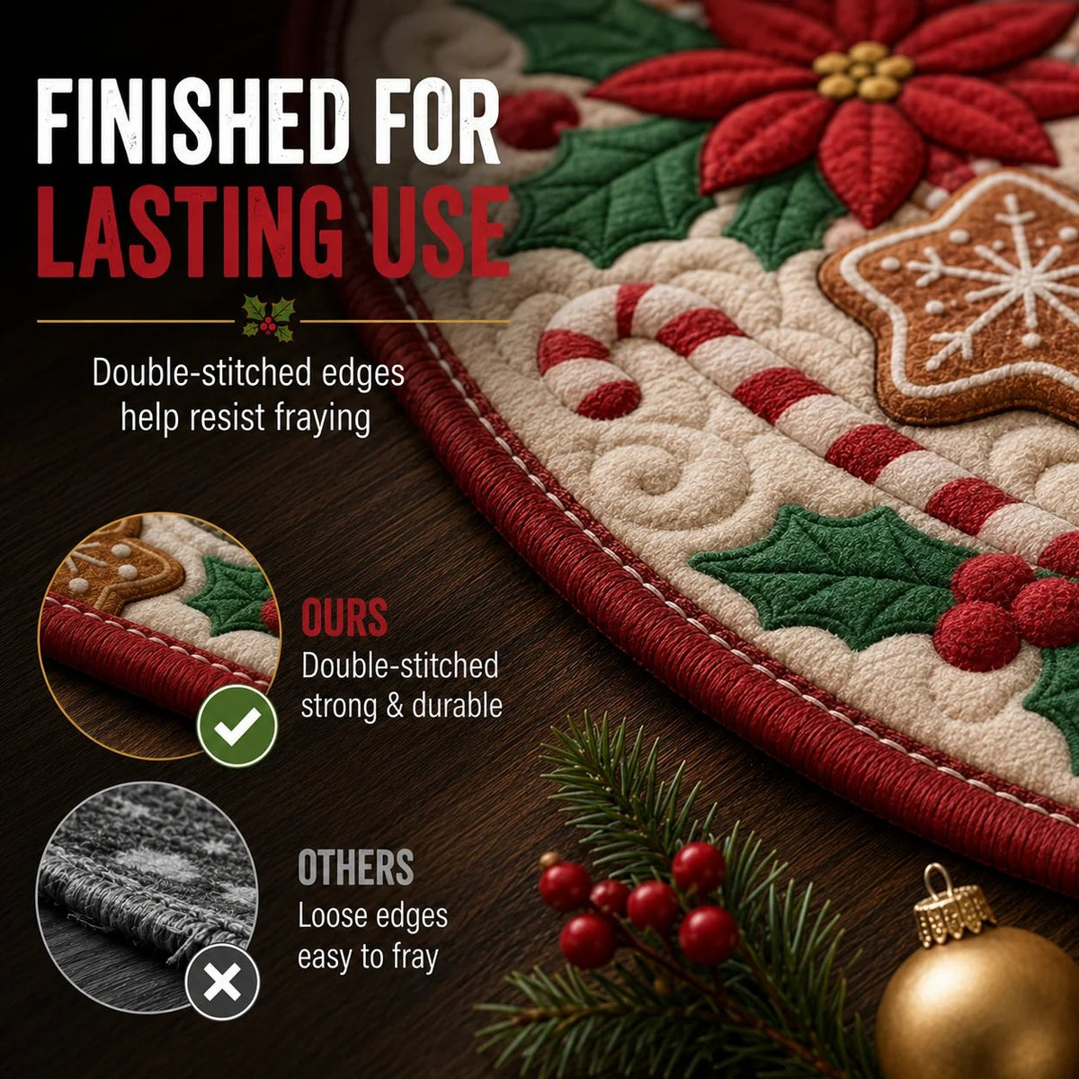 Christmas 3D Optical Illusion Rug