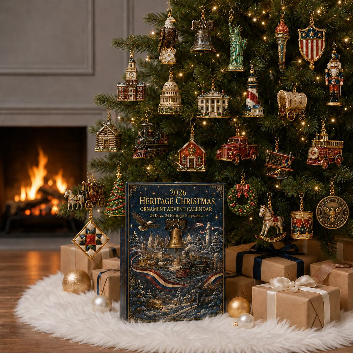 Last 30pcs Limited anniversary edition! America 250th Anniversary Heritage Christmas Advent Calendar