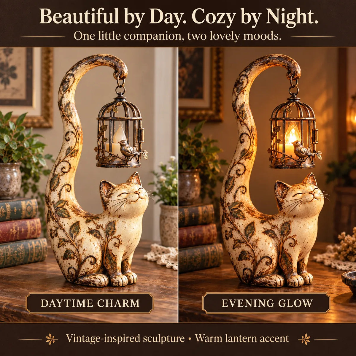 Little Guardian Lantern Figurines A Cozy Glow for Any Corner (5 Styles)