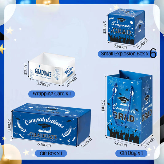 Creative Folding Pop-Up Gift Box for 2026 Graduation