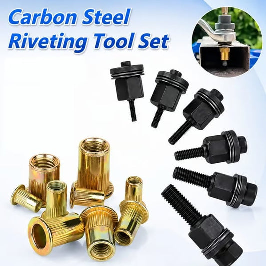 Head Rivet Nut Tool, M3 M4 M5 M6 M8 M10 Rivnut Kit