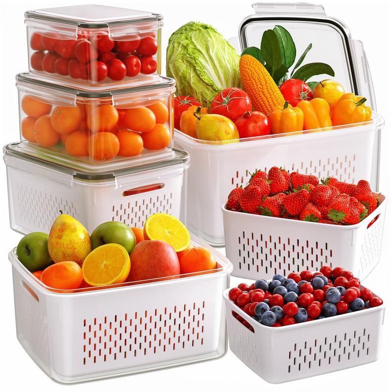 Selyn Fruit & Vegetable Storage Box Set (4-Count )