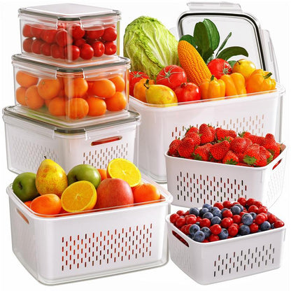 Selyn Fruit & Vegetable Storage Box Set (4-Count )