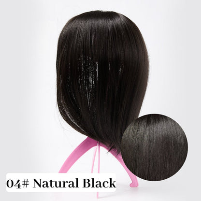 Superior Quality-Natural Hair Toppers With Bangs For Women