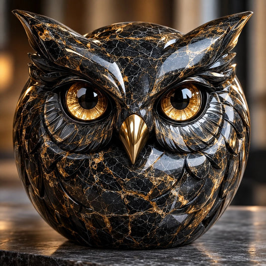 Luxury Guardian Animal Stone Sculpture- Elegant Home D cor & Gift-Ready Art Piece