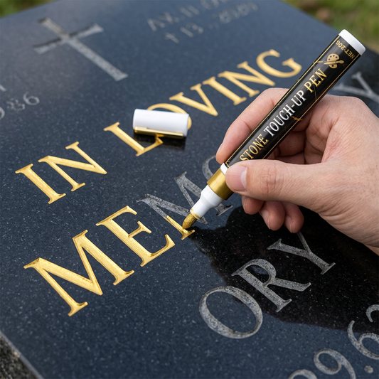 Gold Engraving Marker Restore Faded Inscriptions with Care