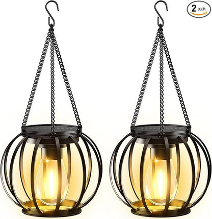 Vintage Metal Solar Lanterns