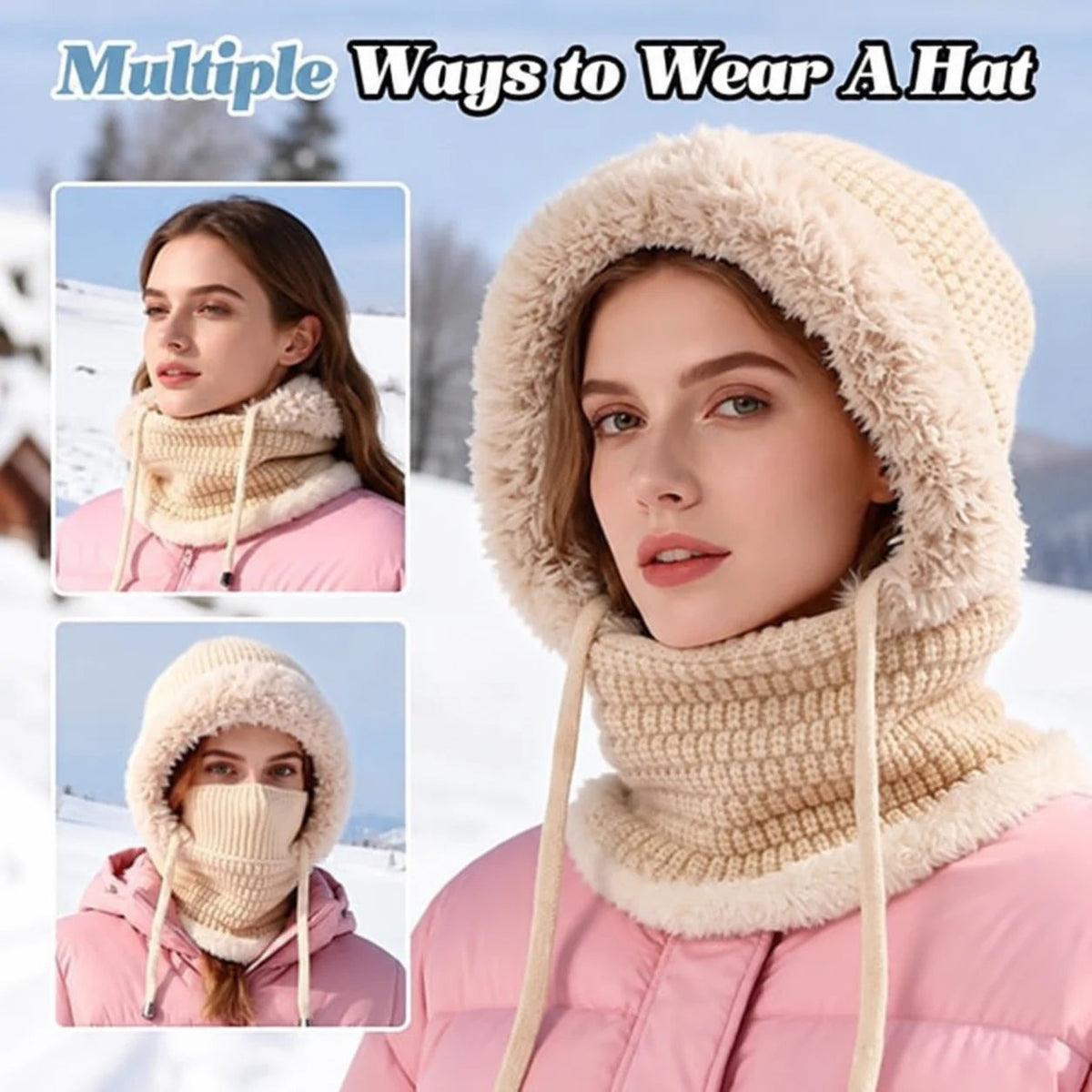 Selling Ultimate Warmth 3-in-1 Winter Beanie