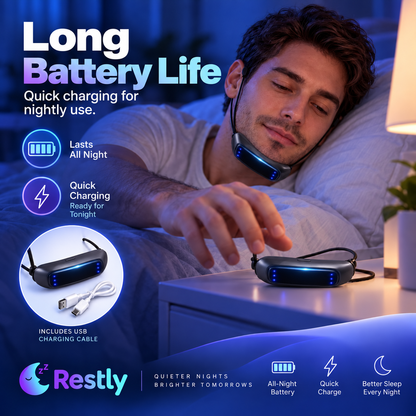 Smart Anti-Snore Device. Stop Snoring, Start Sleeping Deeply