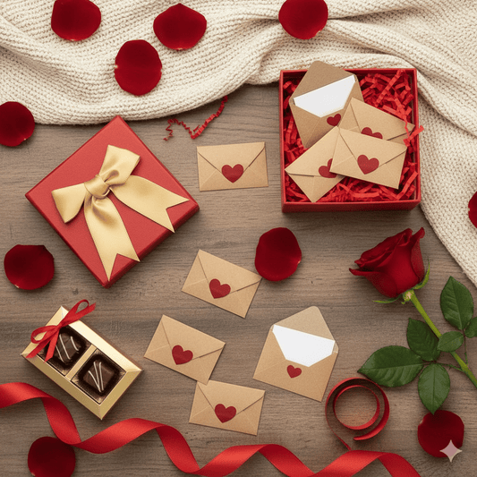 [ ]Love Letters Valentine's Collection | 60 Handwritten Notes & Envelopes | Timeless Romantic Gift