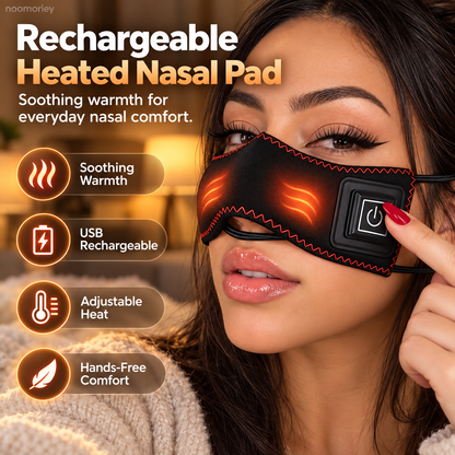 Rechargeable Heated Nasal Pad 3 Heat Levels & Hands-Free Comfort