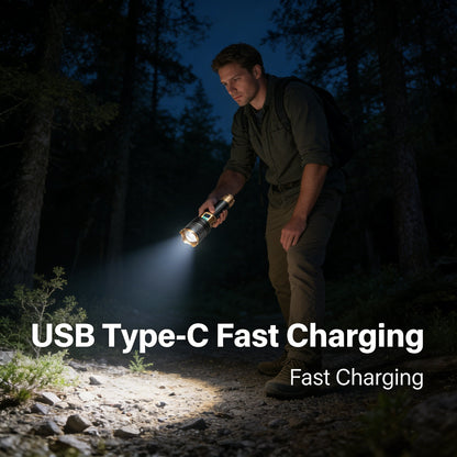 Rechargeable Outdoor Long-Range Ultra-Bright Laser Flashlight