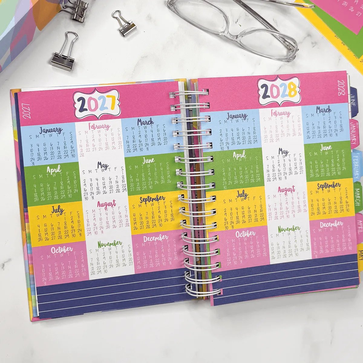 2027 2028 Reminder Binder 24-Month All-in-One Life Planner