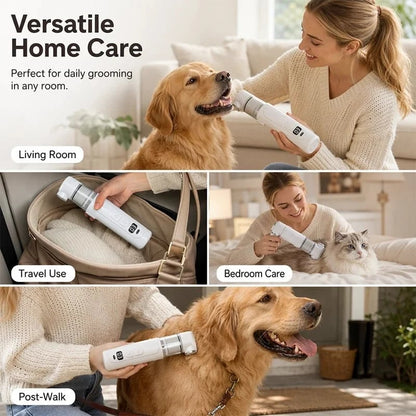 Electric Pet Hair Comb Suction & Detangling Tool, Gentle Grooming for Dogs & Cats