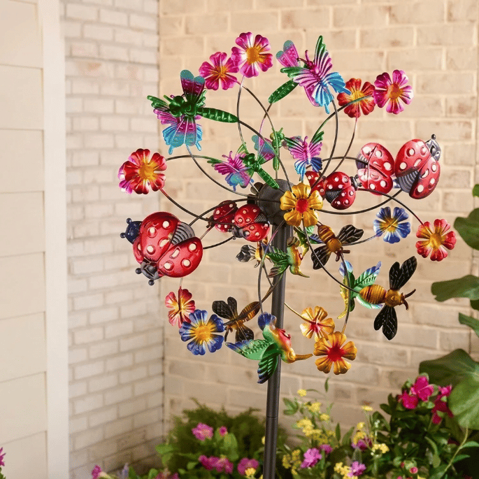 Decorative Flower Wind Spinners