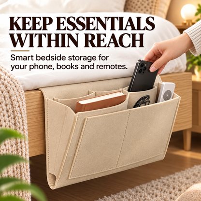 Bedside Hanging Organizer Keep Essentials Within Reach