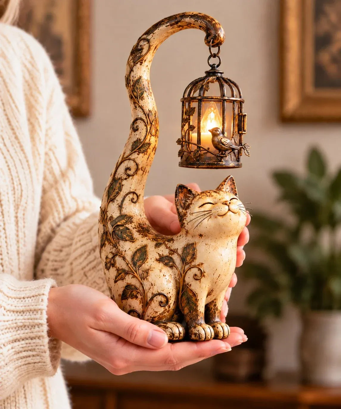 Little Guardian Lantern Figurines A Cozy Glow for Any Corner (5 Styles)