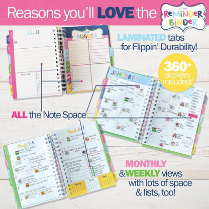2027 2028 Reminder Binder 24-Month All-in-One Life Planner