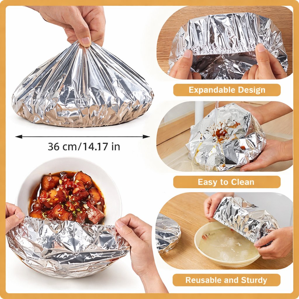 Aluminum Foil Heat Shield Covers No Plastic